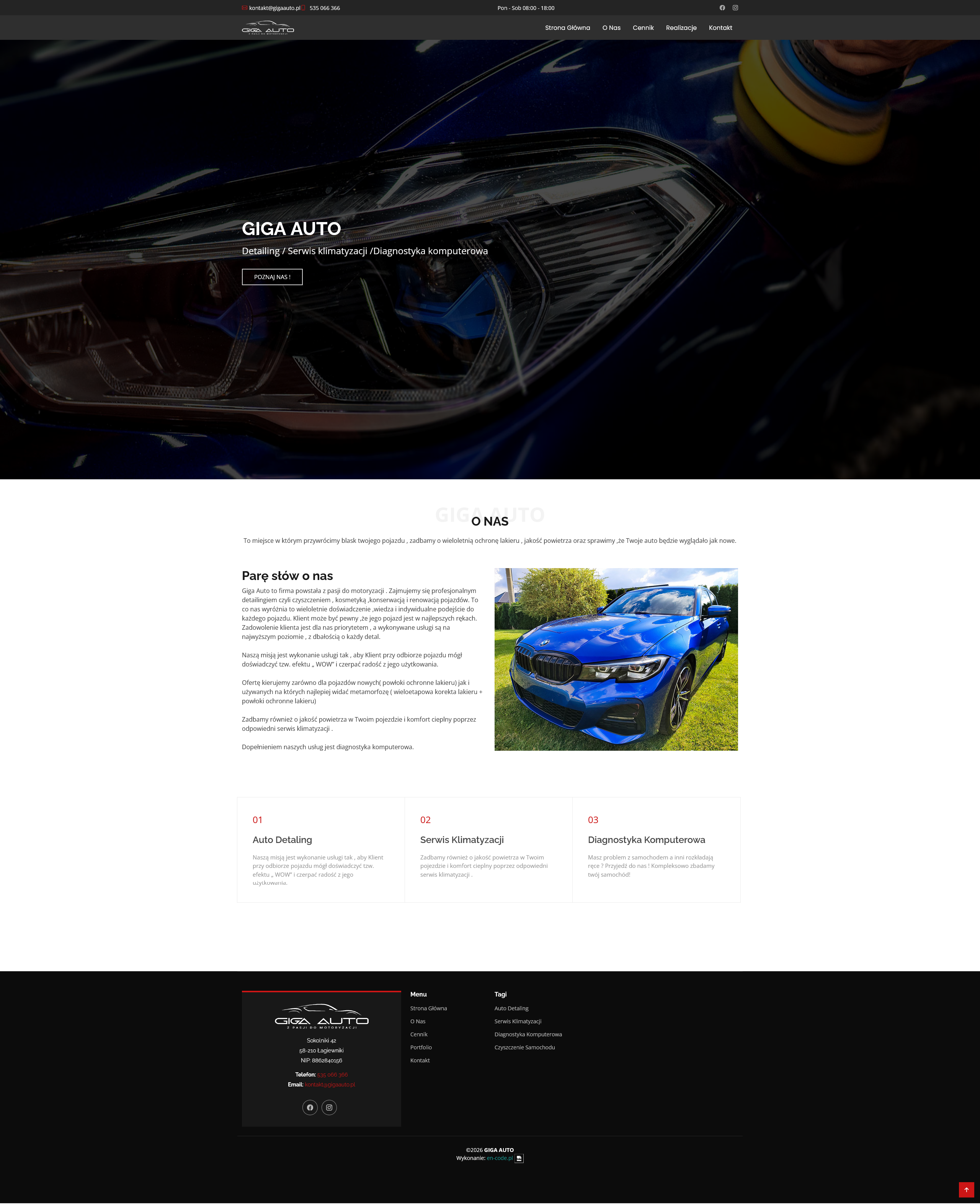 Strona Giga Auto Detailing